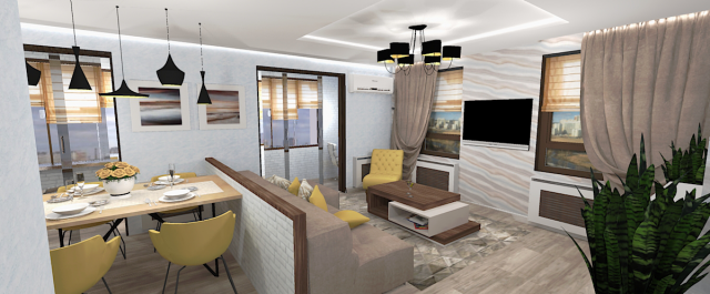 квартира-студия, 70 м.кв.