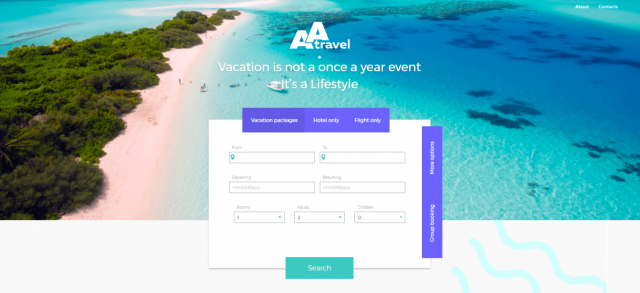 Интернет-сервис AA Travel