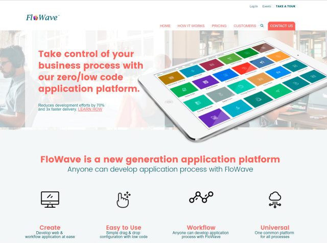 Лендинг FloWave