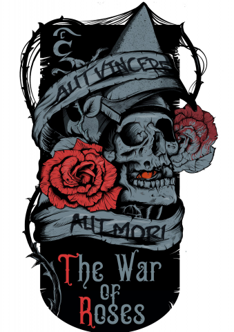 Принт для футболки "The War of Roses"