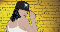 Цифровой цветной портрет в стиле Pop Art