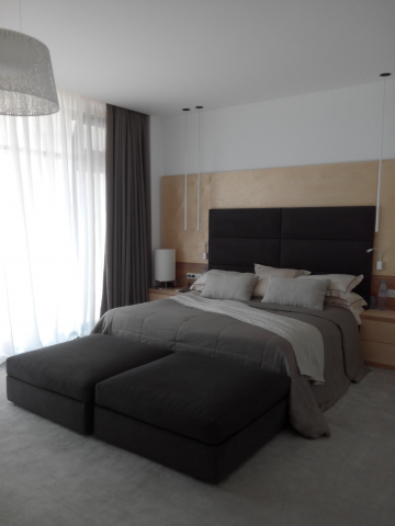 Спальня . Пестово . Шторы и покрывало