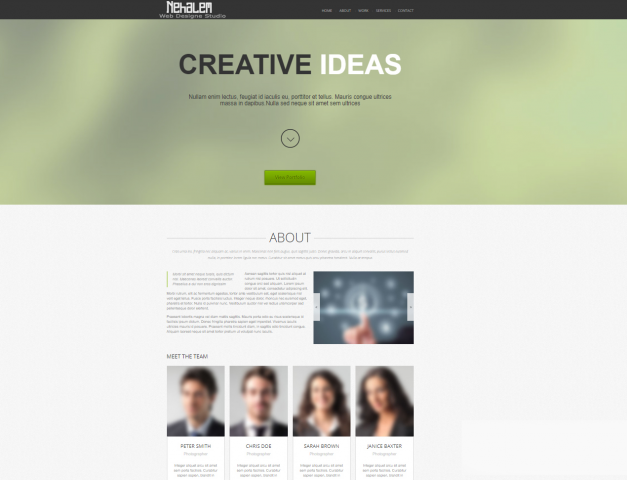 Landing Page - Паралакс дизайн.