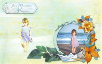 Scrapbook/photo album page