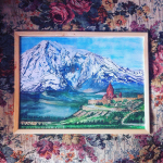 Гора Арарат, акварель