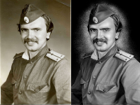 Ретушь на памятник