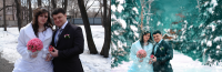 Свадебная ретушь, цветокоррекция и фотомонтаж