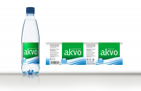 Этикетка питьевой воды «Аkvo»