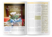 Внутренний разворот журнала «Искусство жить»