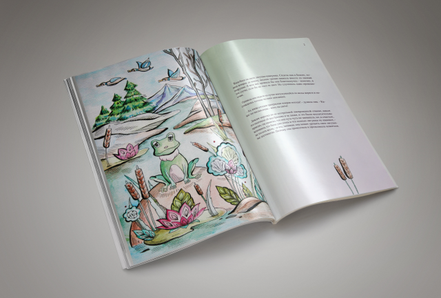 Разработка книги "Лягушка-путешественница"