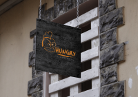 Фирменный стиль стейк хаус HUNGRY
