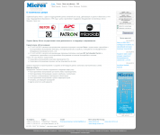 Сайт технического центра компании UCD Micros