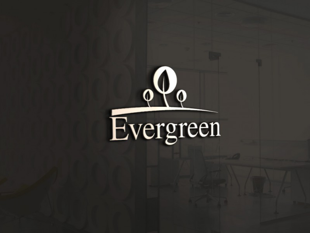 Логотип для компании по ландшафтному поливу "Evergreen"
