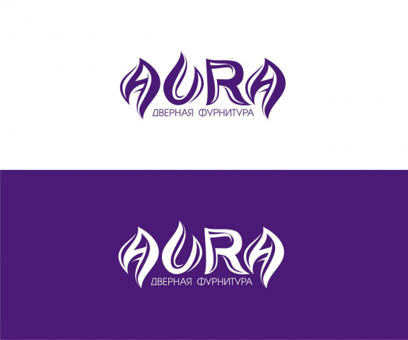 Логотип для магазина по продаже дверной фурнитуры "AURA"