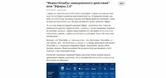 Тематические обзоры для канала криптовалют