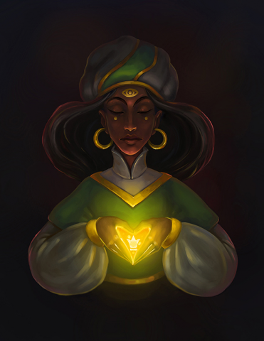 Концепты персонажей сказок "1001 ночь". Султанша.