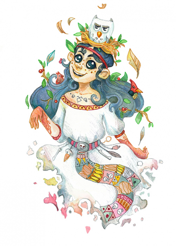 Лесная ведьма.