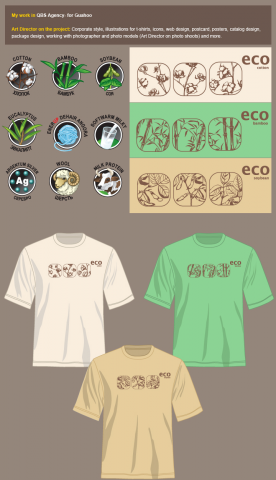 illustrations for t-shirts, icons