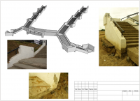 Реконструкция лестницы волжской набережной