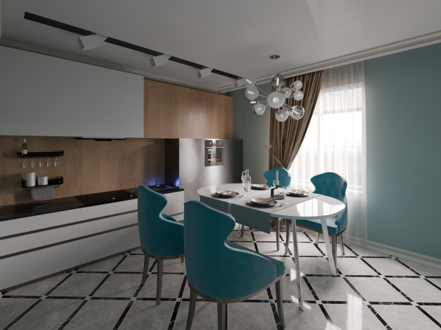 Interior kitchen