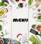 Меню для ресторана натуральных продуктов