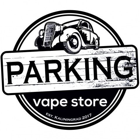 Parking vapestore logo