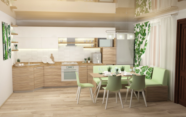 Кухня в частном доме