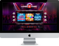 дизайн сайта ночного клуба