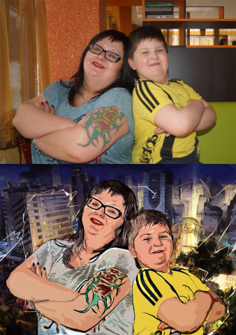 коллаж вектор