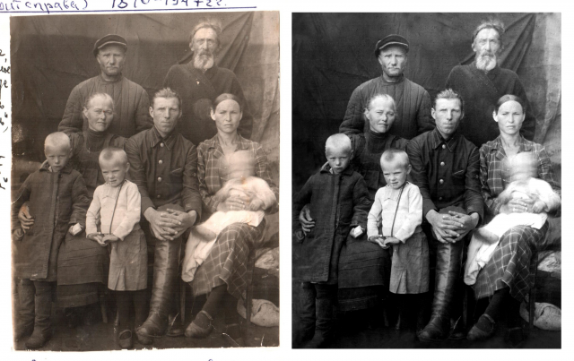 Восстановление старой фотографии