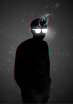 glow eyes art