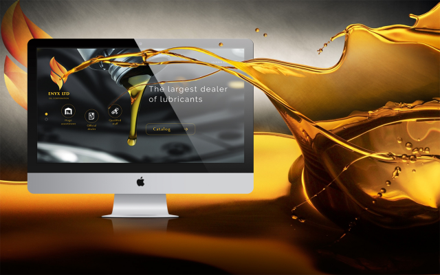 Сайт компании Эникс. Машинные масла.