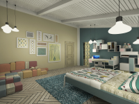 Разработка текстиля и интерьера детской