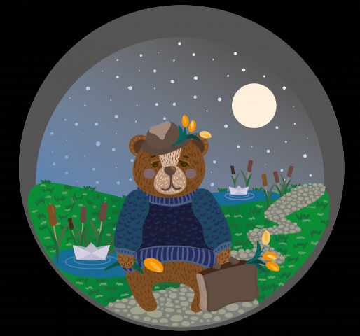 Весенний мишка