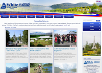 Сайт турфирмы для иностранных пользователей.