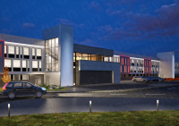 Автосервис, вечерний вид