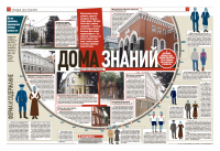 Дома знаний. Инфографика эволюции школьной формы