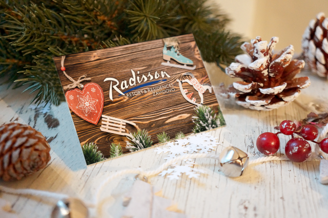 открытка на Новый год Radisson