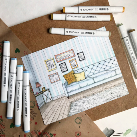 Sketch интерьер
