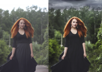 цветокоррекция, ретушь.