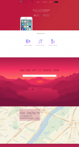 My Landing Page New App