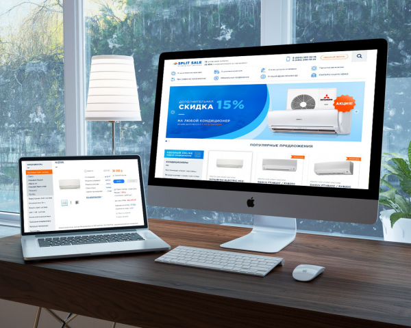 Интернет-магазин для кондиционеров