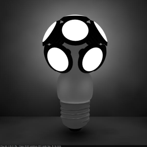 LED Лампа Ночь