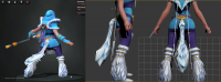 model cape(tail) for CM(dota 2)