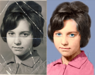 Реставрация фотографии и добавления цвета.