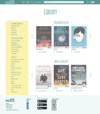 Library page