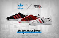 adidas originals superstar ✕ kursiv design