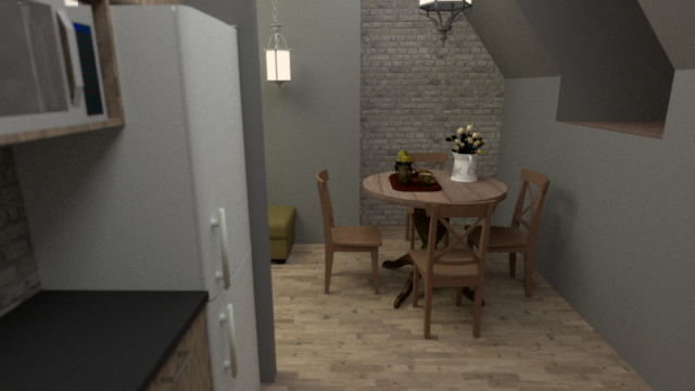 Проект интерьера квартиры 47 м2.