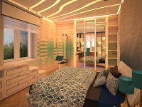 спальня молодого человека