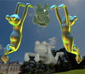 лягушка  фигурка для ванной